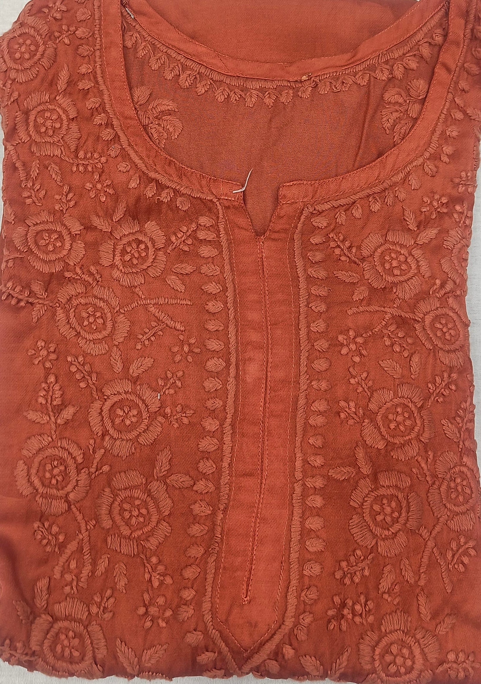 MODAL SATIN CHIKANKARI KURTAS